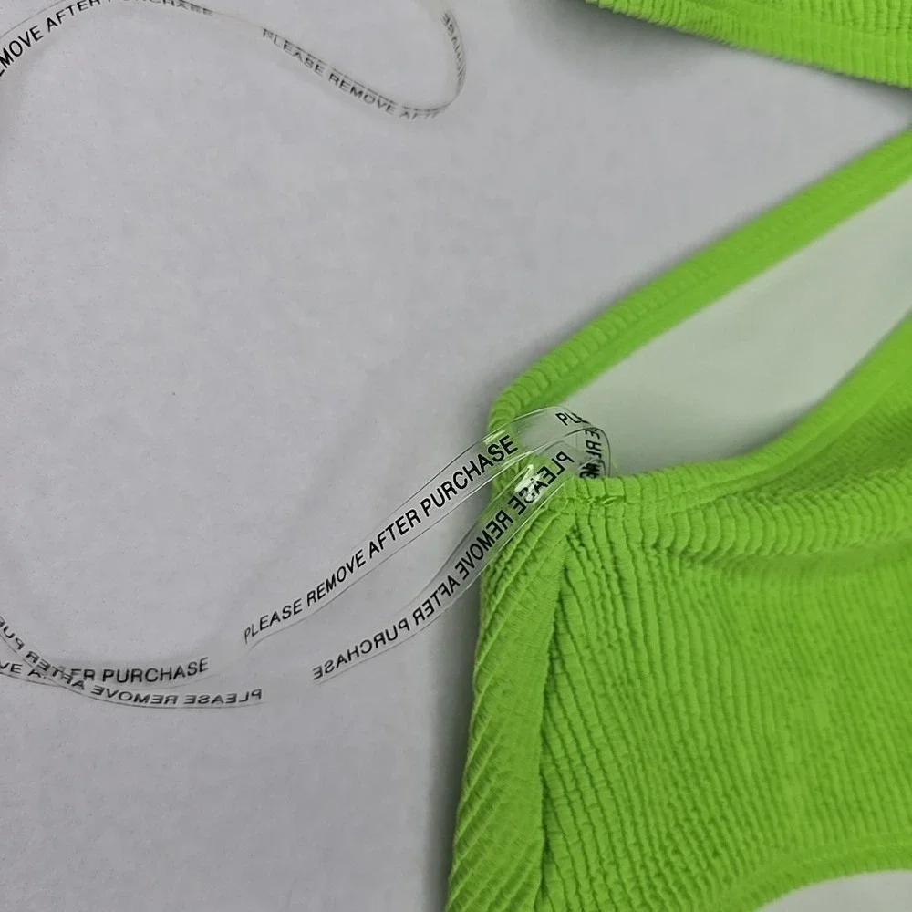 Michael Kors Size 12 One-Shoulder‎ Side-Cutout Swimsuit Green One Piece New